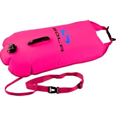 Image of Sola Inflatable Dry Bag Buoy Floatation 28L 20L Neon Bright Tether PVC Storage