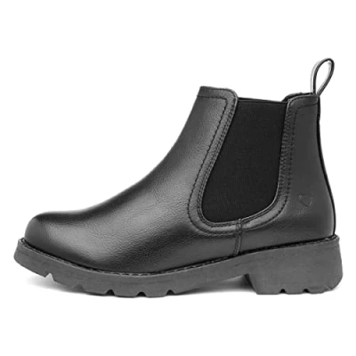 Image of Heavenly Feet Croft Womens Black Chelsea Boot Size 5 UK