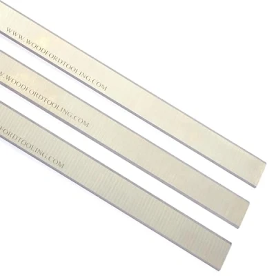 Image of for Record Power PT107 Planer Blades also Fits Axminster AT107PT, Jet JPT260, Sedgwick PT1 PT3, Startrite PT260 Resharpenable 260mm Set of 3 Made by Xcalibur Tooling