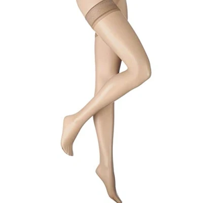 Image of Charnos Womens 15 Denier Hold Up Stockings, Beige (Champagne ), S UK