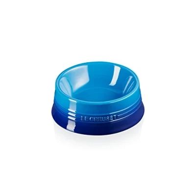 Image of Le Creuset Azure Stoneware Large Pet Bowl