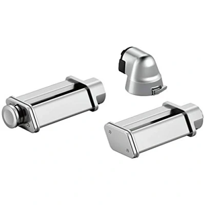Image of BOSCH PastaPassion Thematic Set for The Preparation of Homemade Pasta Such as Lasagne and tagliatelle MUZ9PP1, Stainless Steel, Silver
