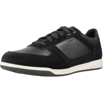 Image of Geox Men&#039;s U Spherica Ec3 a Sneaker, BLACK, 8 UK