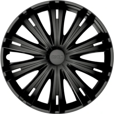 Image of AUTO STYLE Set wheel covers Giga 14 inch mat black