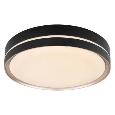 Image of Globo Manni LED ceiling lamp, Ø 39 cm, black/bronze coloured, CCT