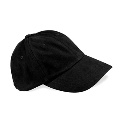 Image of Beechfield B57 Classic 6 Panel Cap Black One Size