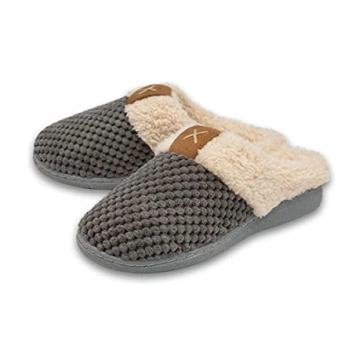 Image of Dunlop Ladies Charlotte II Slippers Charcoal UK 5