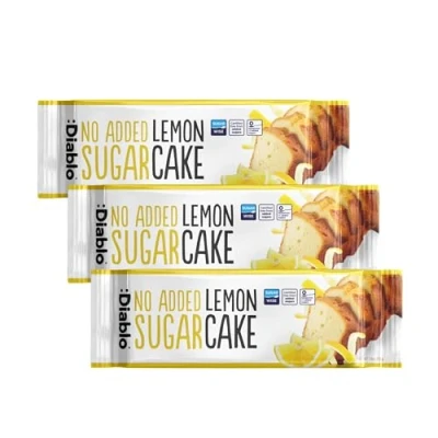 Image of Diablo No Added Sugar Lemon Cake, 200g (Pack Of 3)