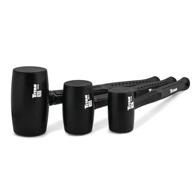 Image of Titan 63131 3 Piece Rubber Mallet Set, Includes 8oz, 16oz, and 32oz