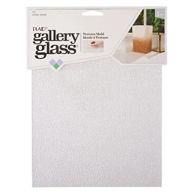 Image of Gallery Glass, Diamond 8x8 Inch Texture Plate Mold Perfect for Stained Glass DIY Arts and Crafts, 19725