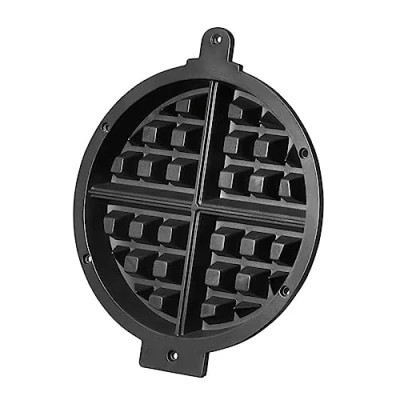 Image of Waring Commercial Belgian Waffle Replacement Kit (2 Plates, Screws, Screwdriver) for WW180X only, Cast Iron