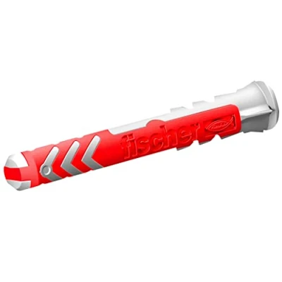 Image of fischer DuoPower 8 x 65, powerful universal plug with intelligent 2 component technology for fastenings in concrete, bricks, stone, etc., 50 plugs without screws