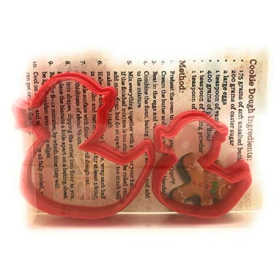 Image of Duck Cookie Cutter Set of 2, Biscuit, Pastry, Fondant Clay