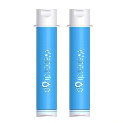Image of Waterdrop Personal Water Filter Straw for Hiking, Camping, Travel, Backpacking Outdoor Sports and Emergency Preparedness, Reduce Harmful Substance in Water, 2 Pack