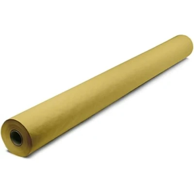 Image of Tezraftaar® Paper Banquet Roll Assorted Disposable Banqueting Table Cover Cloths for Catering Wedding Birthday (Gold, 25m x 1.14m)