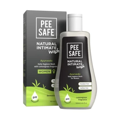 Image of PEESAFE Natural Intimate Wash for Women Feminine pH Balanced Daily Hygiene Tea Tree Essential Oil &amp; Ayurvedic Extracts 100% Alcohol Free