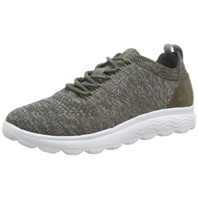 Image of Geox Men&#039;s U Spherica Sneaker, Military, 10 UK