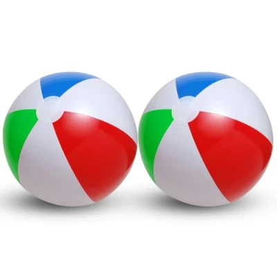 Image of Karrma Ltd. Inflatable Beach Ball 2 Pack, Water Toys for Kids Summer Fun (50 CM)