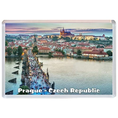 Image of Prague Czech Republic JUMBO Fridge Magnet 96 x 67 mm SIZE BBSM2048