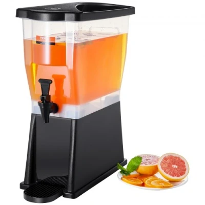 Image of VEVOR Beverage Dispenser, 3 Gallon Drink Dispenser for Parties, Plastic Juice with Stand Spigot Lid, Iced Tea Lemonade Water Restaurants, Hotels, Parties