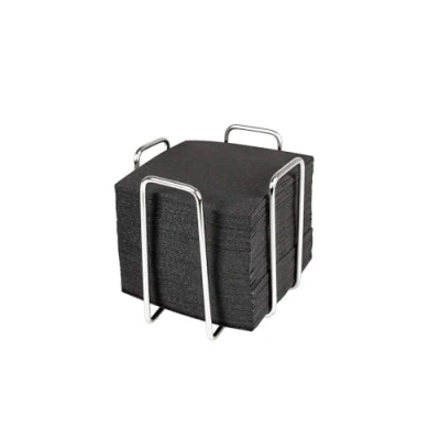 Image of Hostelnovo 8436555391713 Napkin Holder, Stainless Steel, Metallic Silver