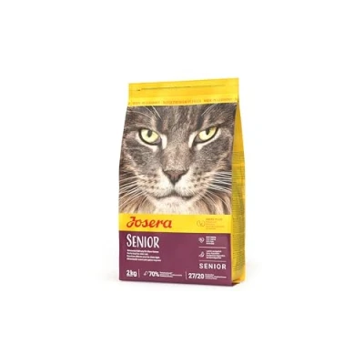 Image of Josera Cat Food, Senior, 2kg, Poultry Flavor, Dry Food for Special Support in Older Cats