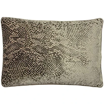 Image of Paoletti Python Cushion Gold Size 40cm (w) x 60cm (l)
