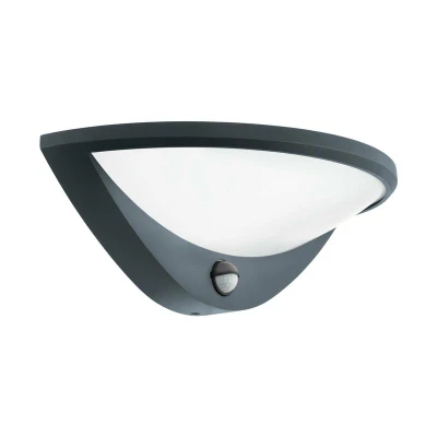 Image of Eglo Lighting Belcreda Led Outdoor Wall Light with Pir Motion + Dawn/Dusk Sensor Anthracite IP44