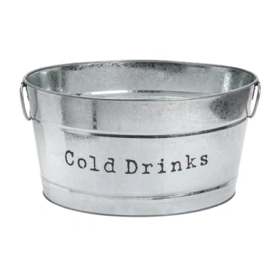 Image of Silver Vintage Drinks Bucket By Harbour Housewares