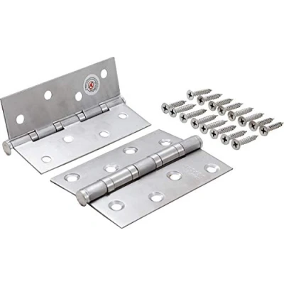Image of BGS Diy 80907 Hinge Set Stainless Steel 100 x 40 mm 2 pcs.