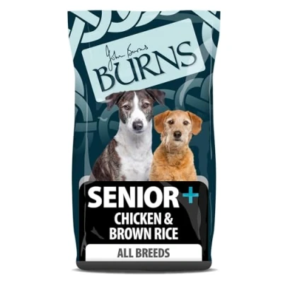 Image of Burns Natural Nutrition Senior + Complete Dry Dog Food Chicken &amp; Brown Rice 12kg