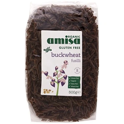 Image of Gluten Free Buckwheat Fusilli Organic 500g by Amisa