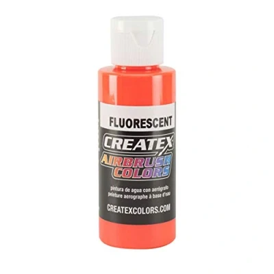 Image of Airbrush Paint Createx Colors 5409 Fluorescent Orange (120ml 4oz)