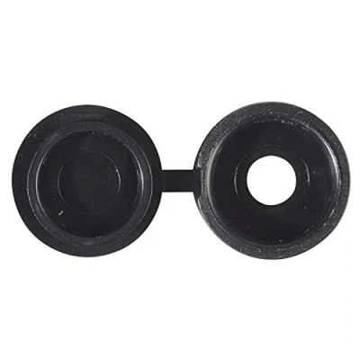 Image of Hinged Cover Cap Black No.10 12 Bag 100