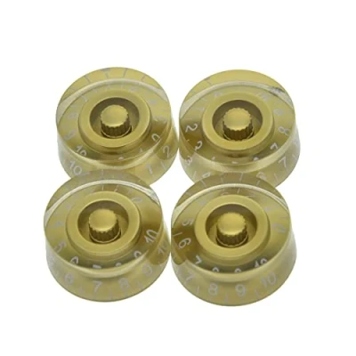 Image of Dopro 4pcs Gold Guitar Speed Dial Knobs Control Knob fits LP