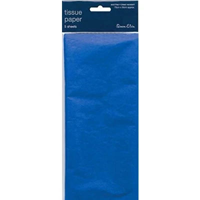 Image of Decorative Tissue Paper Blue