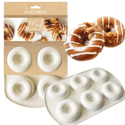 Image of SCRAP COOKING ScrapCooking 1298 Non Stick Donut Mould
