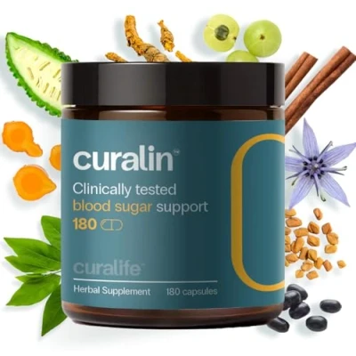 Image of CURALIN Advance Glucose Support 180 Capsules