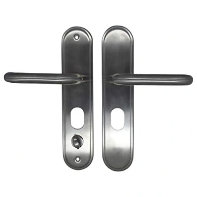 Image of HOOPLY 918902 Security Container Door Handle With Cylinder Cover (Euro Profile) Right Hand