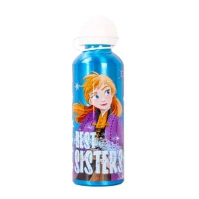 Image of TDL Templar Disney Frozen Elsa and Anna Kids Aluminum Water Bottle School Travel 520ml BPA Free