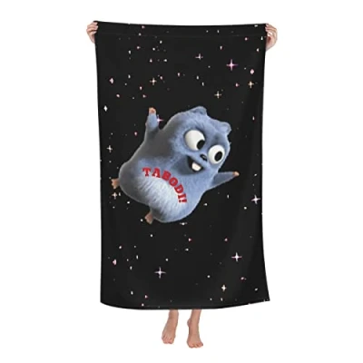 Image of Bath Towel for Grizzly Bear and The Lemmings Tabodi 32 X 52 inch Large Pool Towels Blanket Women Men Boys Girls