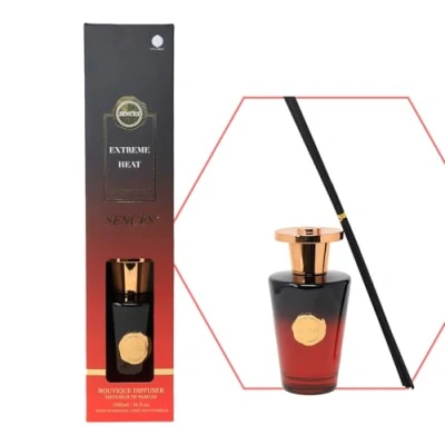 Image of Sences 1000ml Reed Diffuser Extreme Heat with 55cm Reeds, Perfume Bottle Design, Long Lasting Scent, Gift Boxed