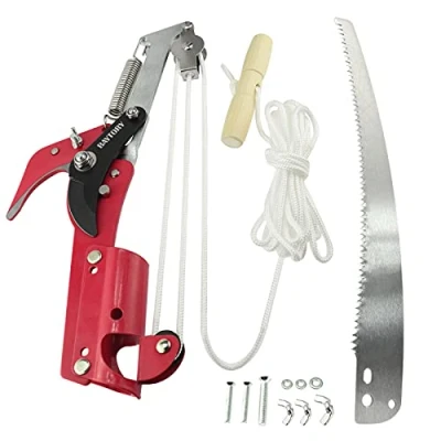 Image of BAYTORY Extendable Tree Pruner Saw Head Without Pole, High Altitude Branches Trimmer Pruning Shears, Harvester Clipper for Plant Twig Vine, Garden Trimming Tool