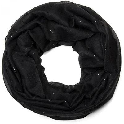 Image of styleBREAKER elegant glittering tube scarf, uni, ladies 01018090, Colour:Petrol