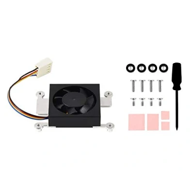 Image of Waveshare Dedicated 3007 Cooling Fan for Raspberry Pi Compute Module 4 CM4 Low Noise with Thermal Tapes
