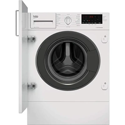 Image of Beko RecycledTub® WTIK86151F Integrated 8kg Washing Machine with 1600 rpm White C Rated