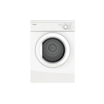 Image of Haden 7kg Vented Tumble Dryer HVT7W Freestanding White Clothes with 5 Timer Program Options, Galvanized Drum, Adjustable Feet, Rear Vent Outlet, Safety Lock Feature &amp; Thermostat Reset