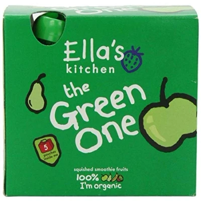 Image of Ellas Kitchen The Green One Fruit Smoothie Multipack (90gx5) x 6