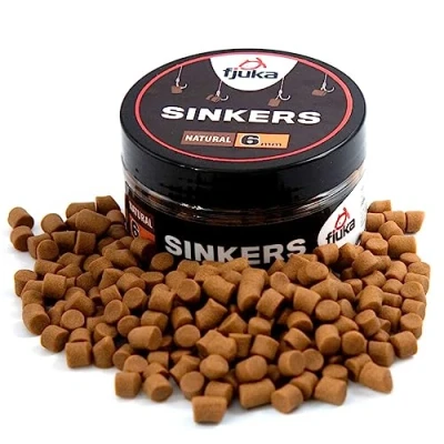 Image of Fjuka Sinkers Natural Hookbait pellets 6mm Fishing