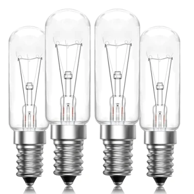 Image of BrightArk Cooker Hood Bulbs 28W Screw Extractor Bulb, E14 Fan Bulb Oven Light Dimmable, SES Small for Kitchen, Warm White 2700K, AC 220V 240V, Pack of 4